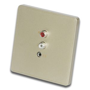 золотая панель аудиопроводки Type 86