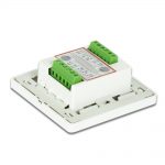 Panel de control de volumen de resistencia constante blanco